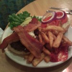 Brewhouse Burger with Gargonzola & Bacon